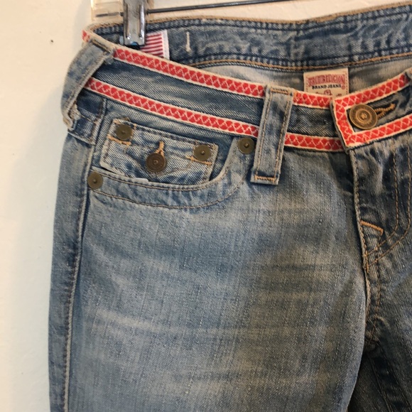 NWOT True Religion Bell Bottom Jeans Size 26 - Picture 3 of 9